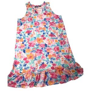 Lauren Ralph Lauren Floral Beach Resortcore Colorful Vacation Size M